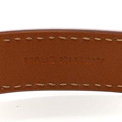 Fendi Calfskin FF Bracelet S Brown 5 of 6