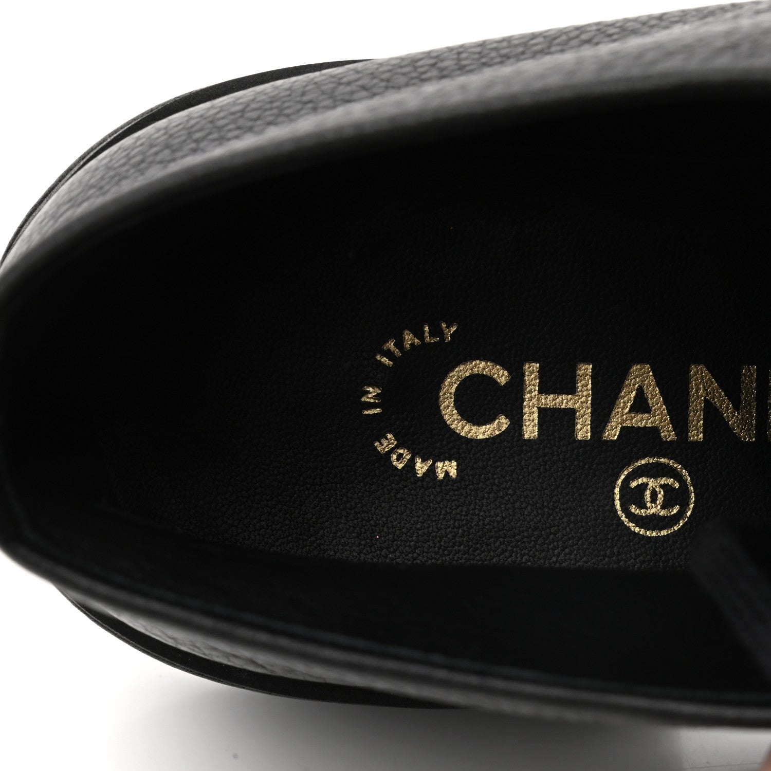 Chanel Goatskin Pearl Lace Up CC Short Boots 40 Black 8 of 10