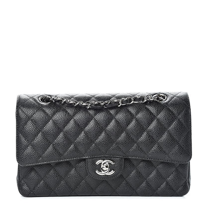 Chanel Caviar Quilted Medium Double Flap Black 1 of 11