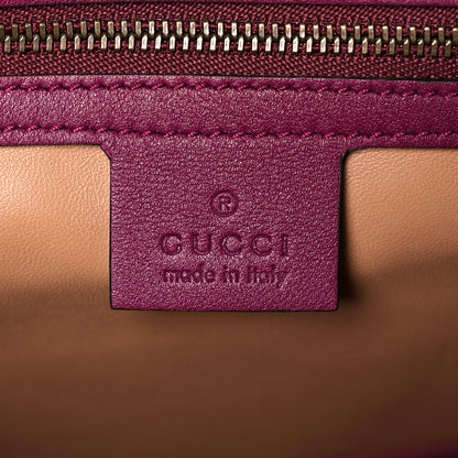 Gucci Crocodile Osiride Future Top Handle Bag Violet Cyclamin Black 6 of 14