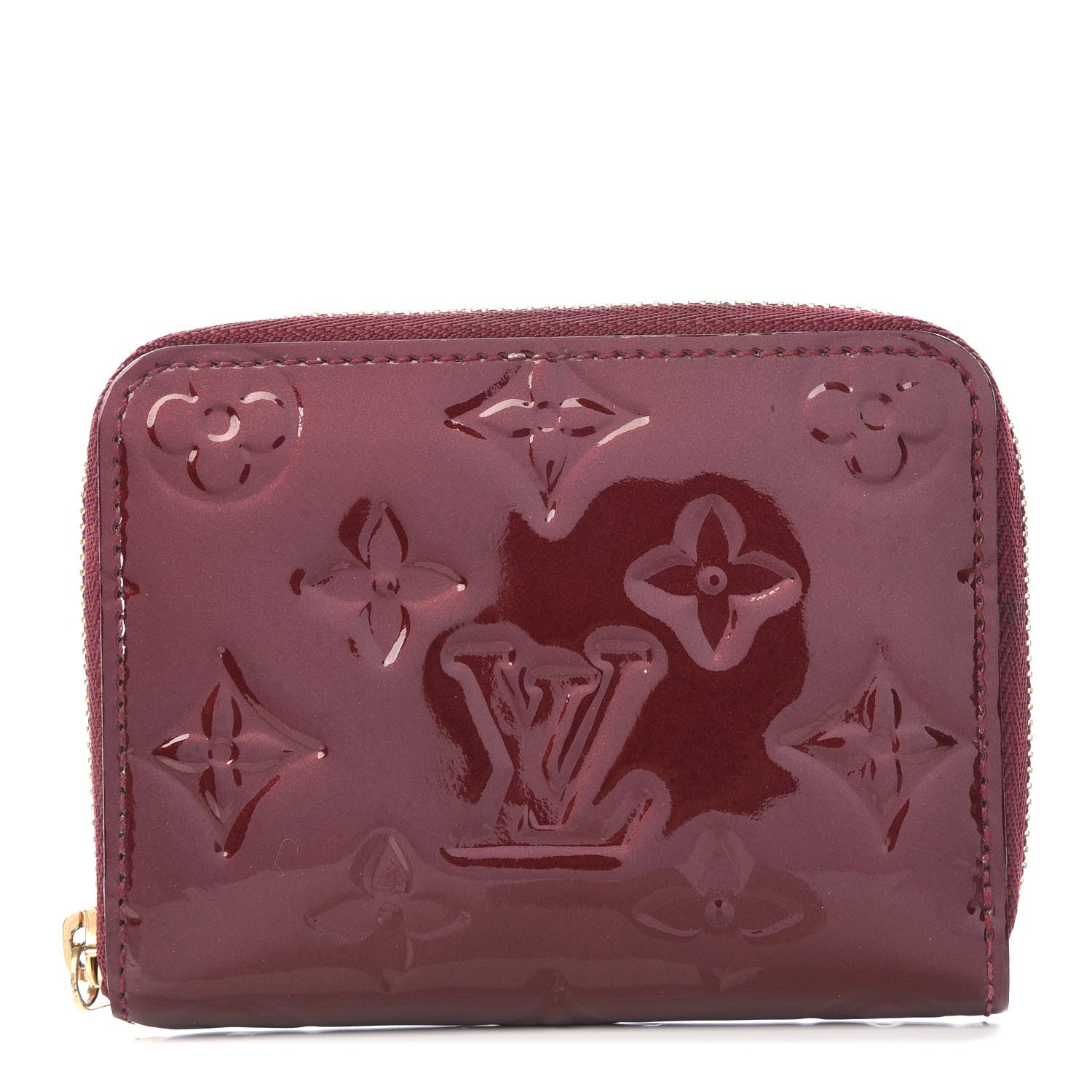 Louis Vuitton Vernis Zippy Coin Purse Wallet Rouge Fauviste 1 of 8