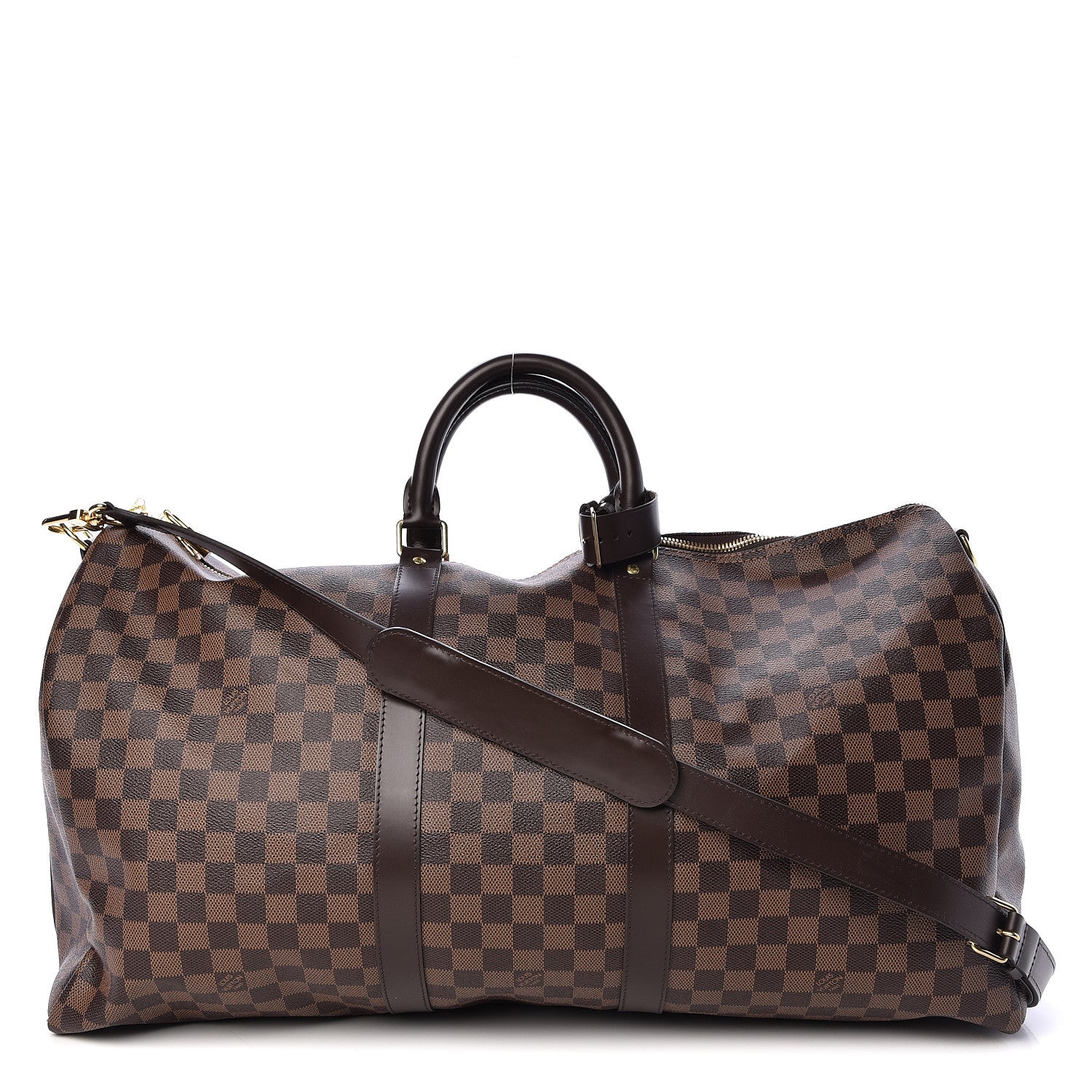 Louis Vuitton Damier Ebene Keepall Bandouliere 55 1 of 9