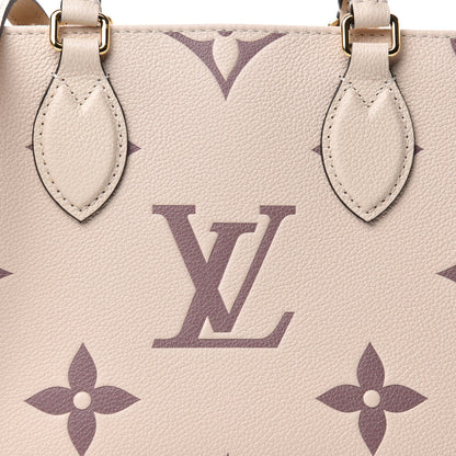 Louis Vuitton Empreinte Monogram Giant Onthego PM Creme Bois De Rose 10 of 10