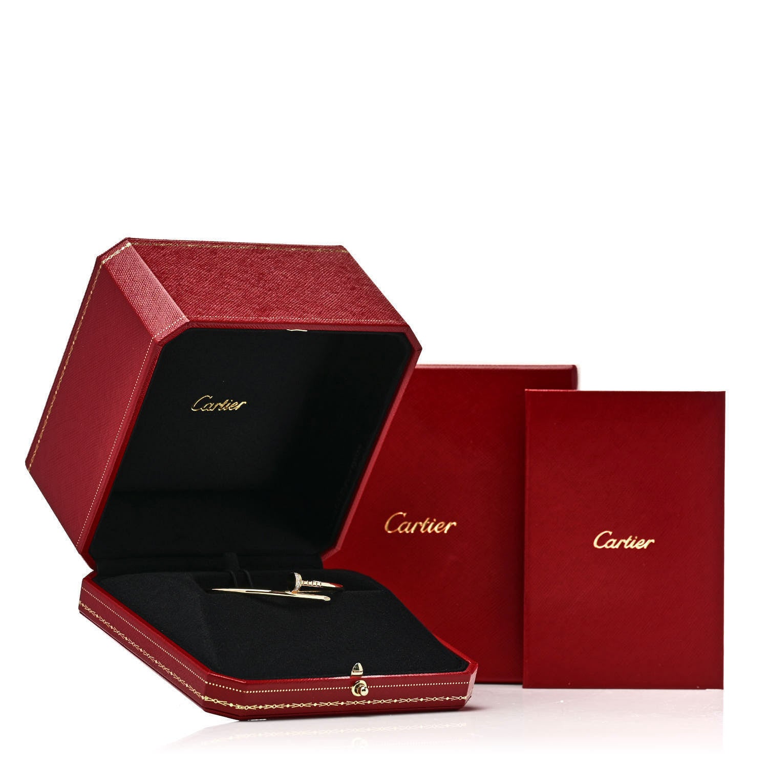 Cartier 18K Yellow Gold Diamond Small Juste Un Clou Bracelet 18 5 of 5