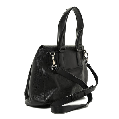 Givenchy Pebbled Calfskin Small Pandora Pure Flap Bag Dark Brown 3 of 30