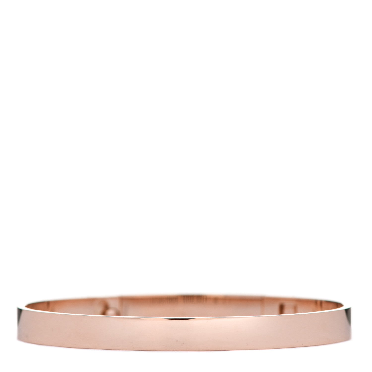 Hermes 18K Rose Gold Diamond PM Collier De Chien Bracelet ST 2 of 4