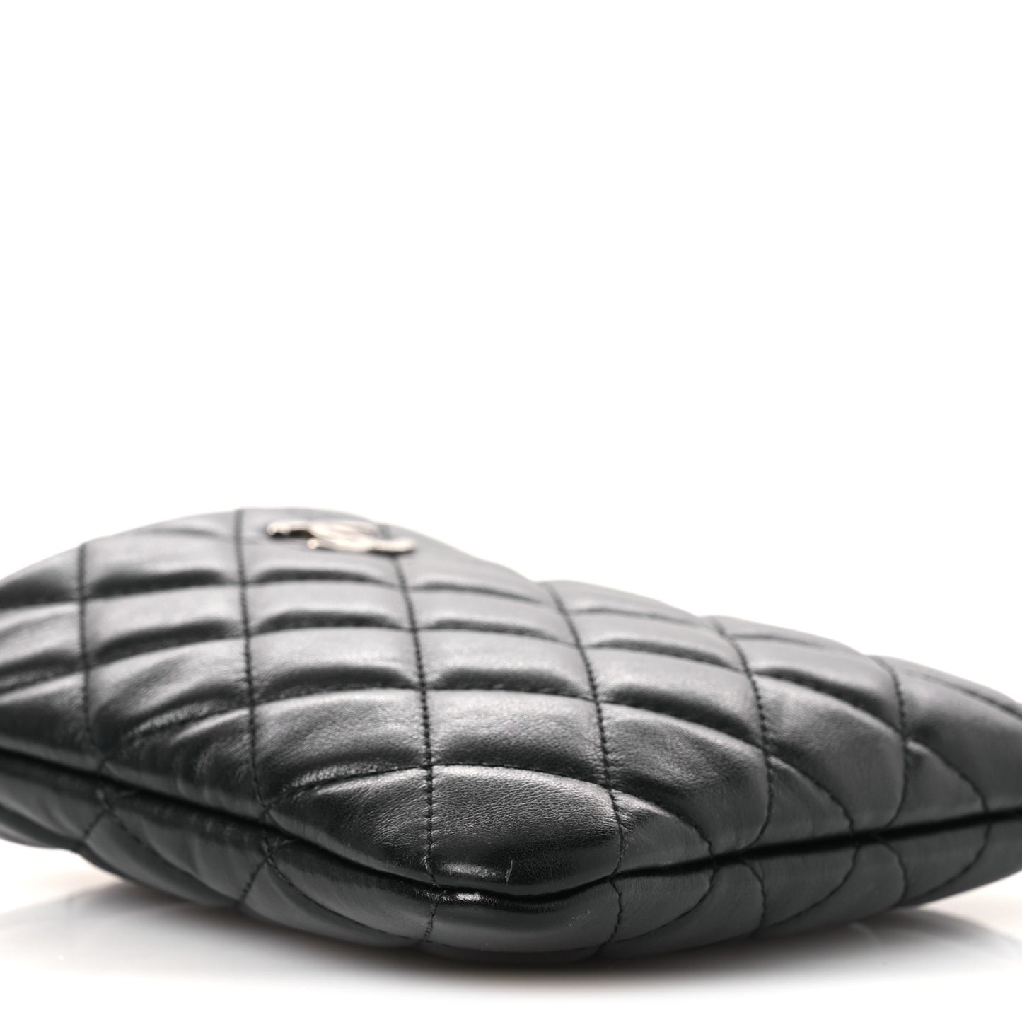 Calfskin Quilted Crossbody Bag Black