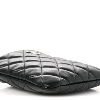 Chanel Calfskin Quilted Crossbody Bag Black 10 of 12
