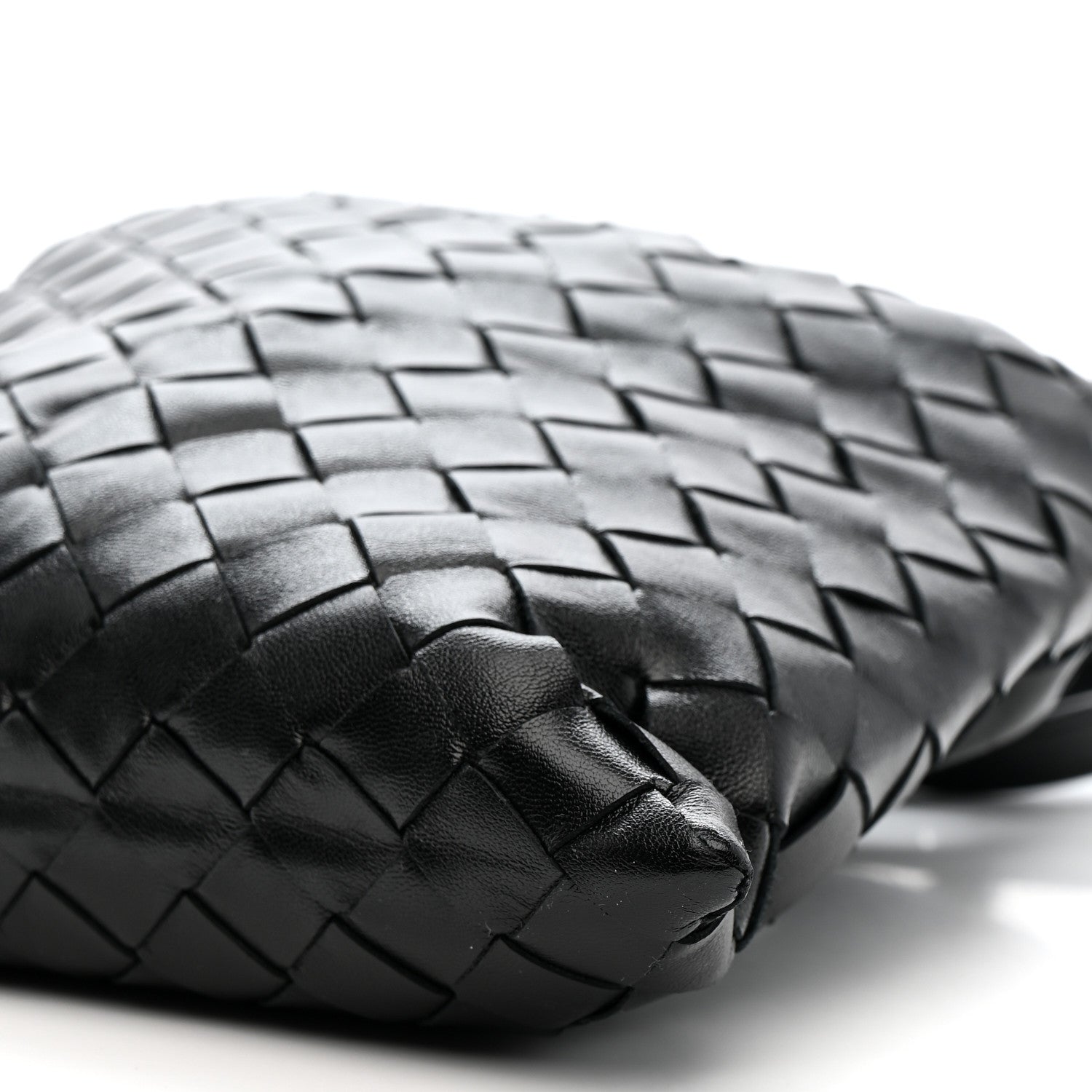 Bottega Veneta Calfskin Intrecciato Mini Hop Black 10 of 12