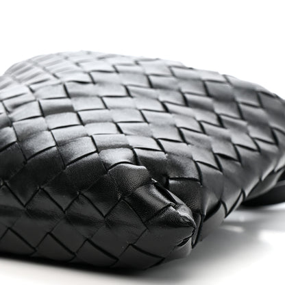Bottega Veneta Calfskin Intrecciato Mini Hop Black 10 of 12