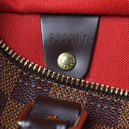 Louis Vuitton Damier Ebene Speedy 25 6 of 10