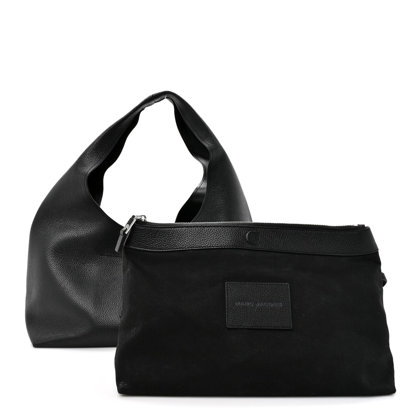 Grained Calfskin Medium The Sack Bag Black