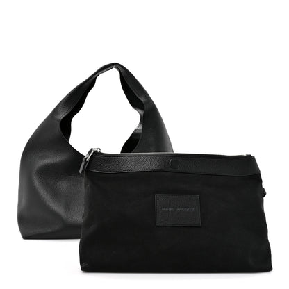 Marc Jacobs Grained Calfskin Medium The Sack Bag Black 2 of 13