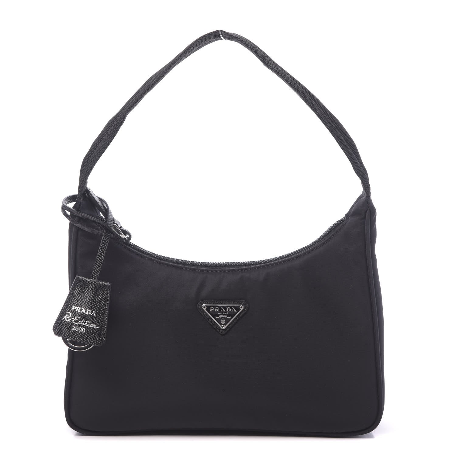 Prada Tessuto Nylon Mini Re-Edition 2000 Bag Black 1 of 12