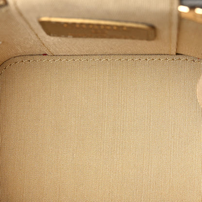 Chanel Lambskin Quilted Pearl Crush Mini Vanity Case With Chain Grey 5 of 12