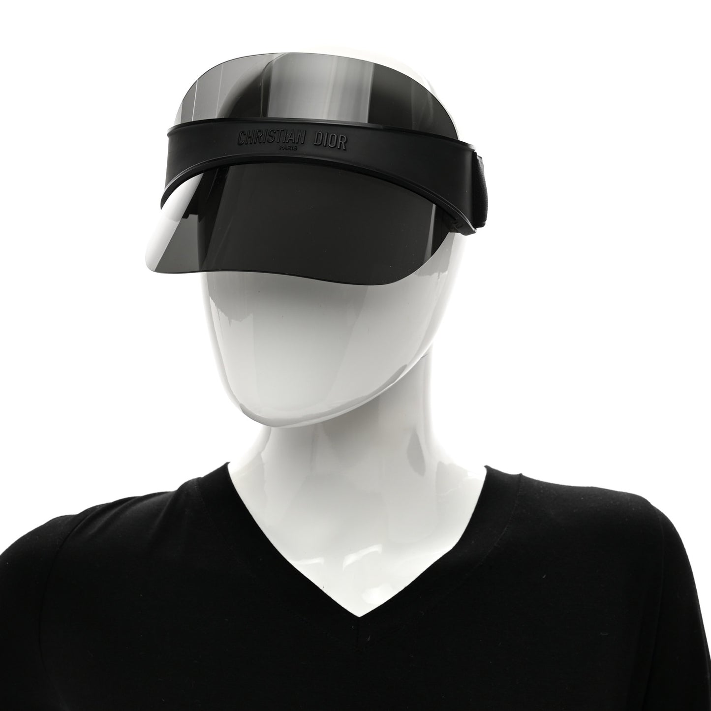 Mirrored DiorClubV1U Sun Visor Black