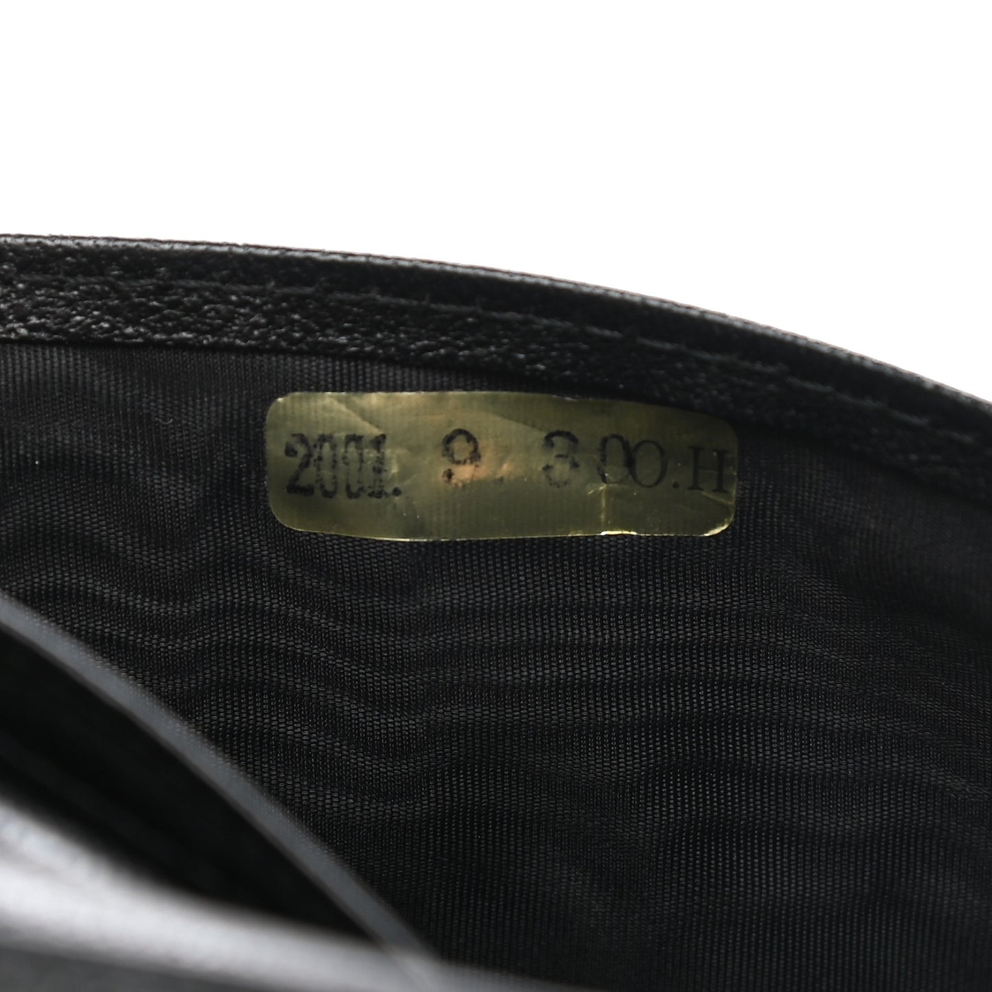 Goatskin Yen Wallet Black