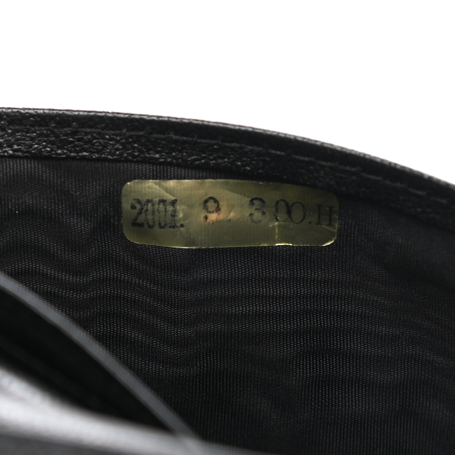 Chanel Goatskin Yen Wallet Black 9 of 11