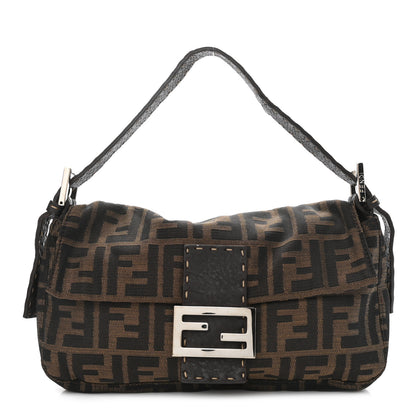 Fendi Zucca Cuoio Romano Baguette Tobacco Moro 1 of 11
