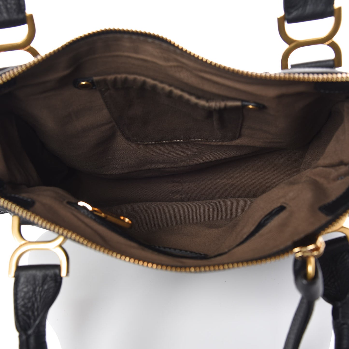 Calfskin Medium Marcie Satchel Black
