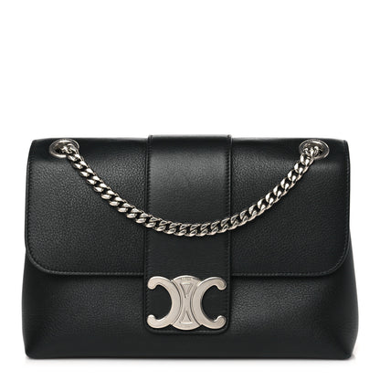 Celine Supple Calfskin Medium Victoire Bag Black 1 of 9