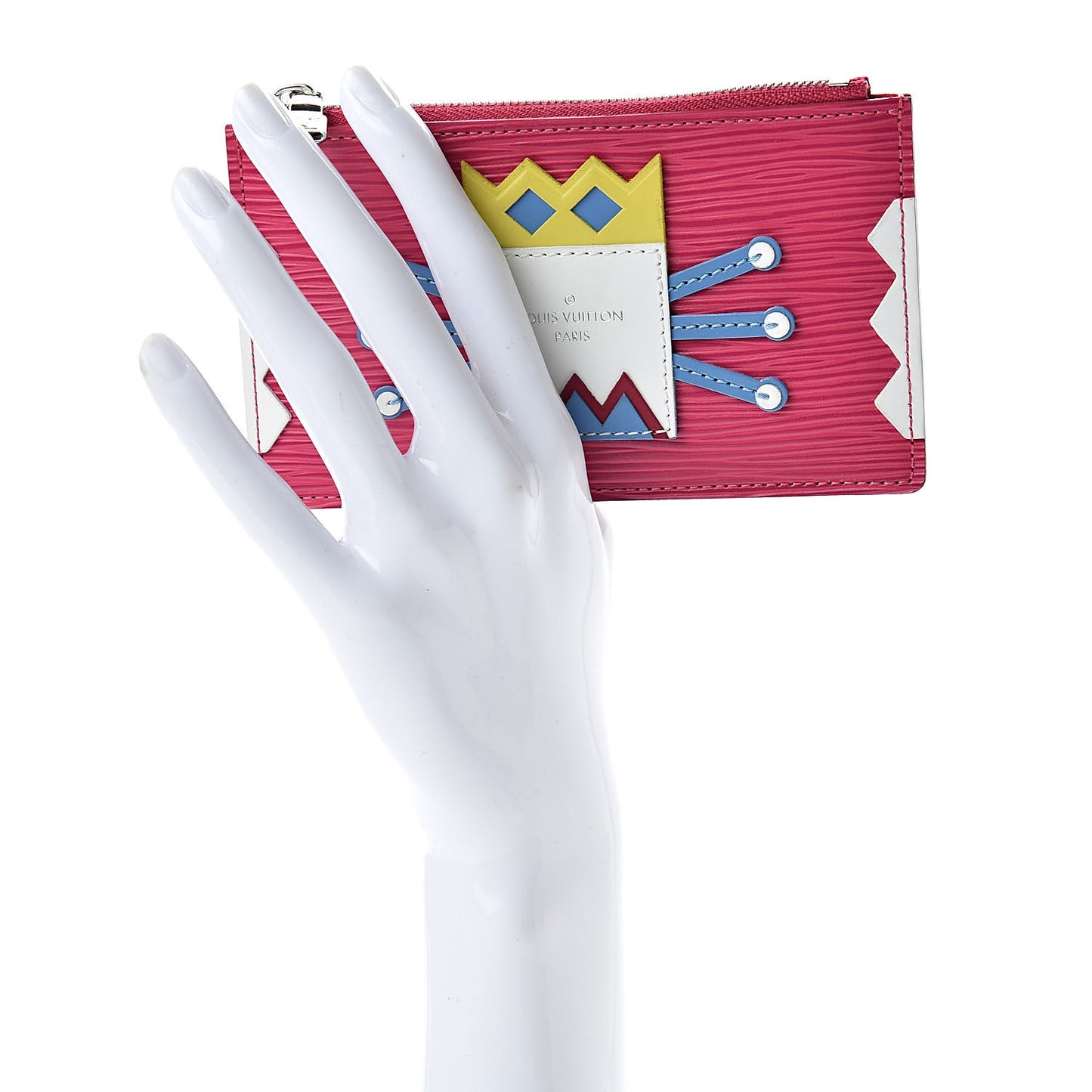 Epi Tribal Mask Key Pouch Pivoine