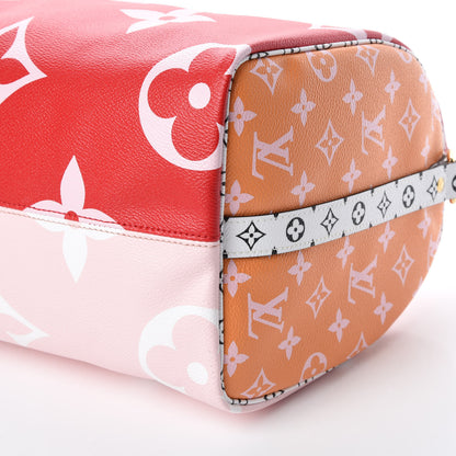 Louis Vuitton Monogram Giant Speedy Bandouliere 30 Rouge 10 of 10