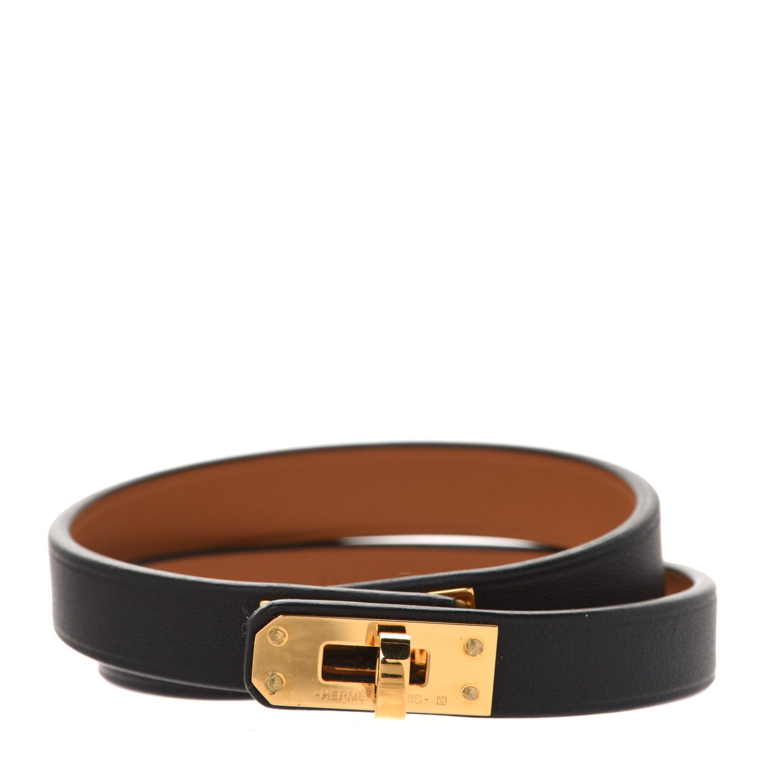 Hermes Swift Mini Kelly Double Tour Bracelet T2 Black 1 of 6