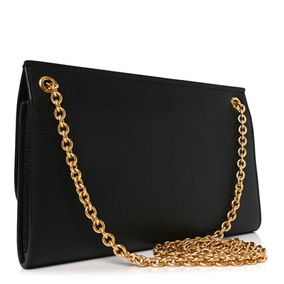 Mulberry Small Classic Grain Amberley Convertible Clutch Black 2 of 9