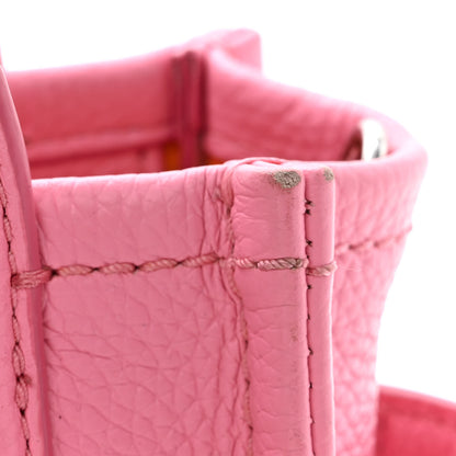 Marc Jacobs Grained Calfskin Mini The Tote Bag Candy Pink 10 of 11