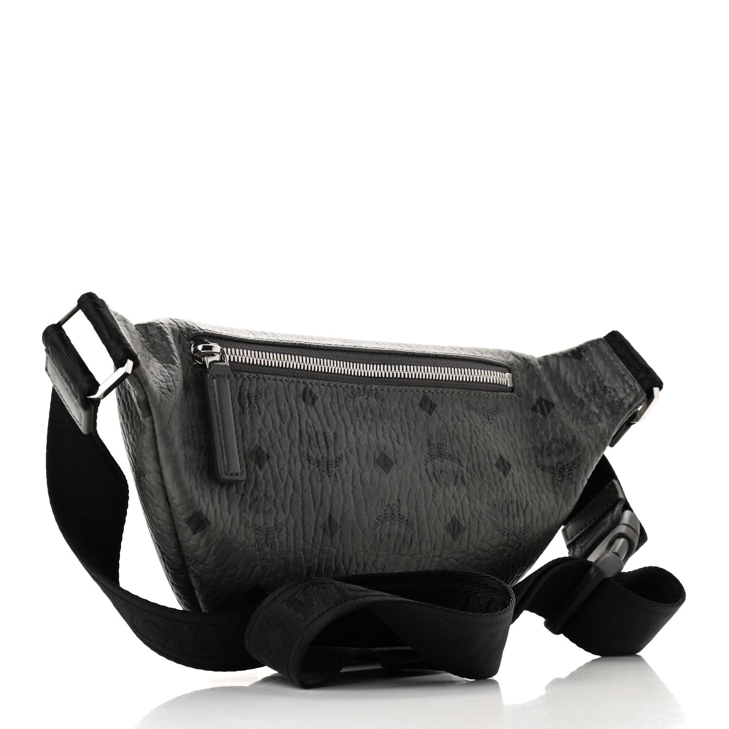 MCM Visetos Small Fursten Belt Bag Phantom Grey 3 of 9