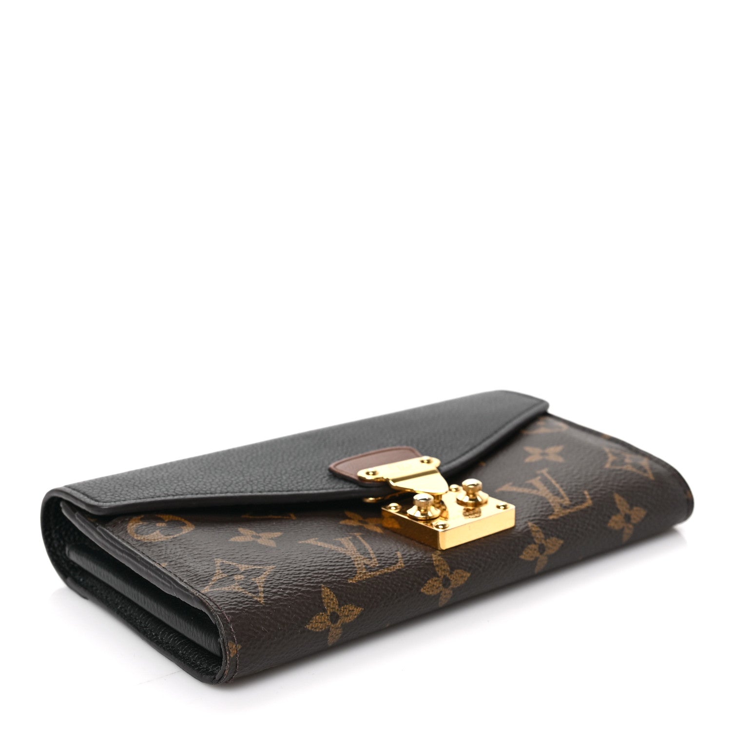 Louis Vuitton Monogram Pallas Wallet Black 4 of 6