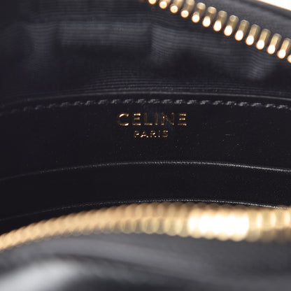 Celine Calfskin Quilted Small C Charm Bag Black 6 of 12