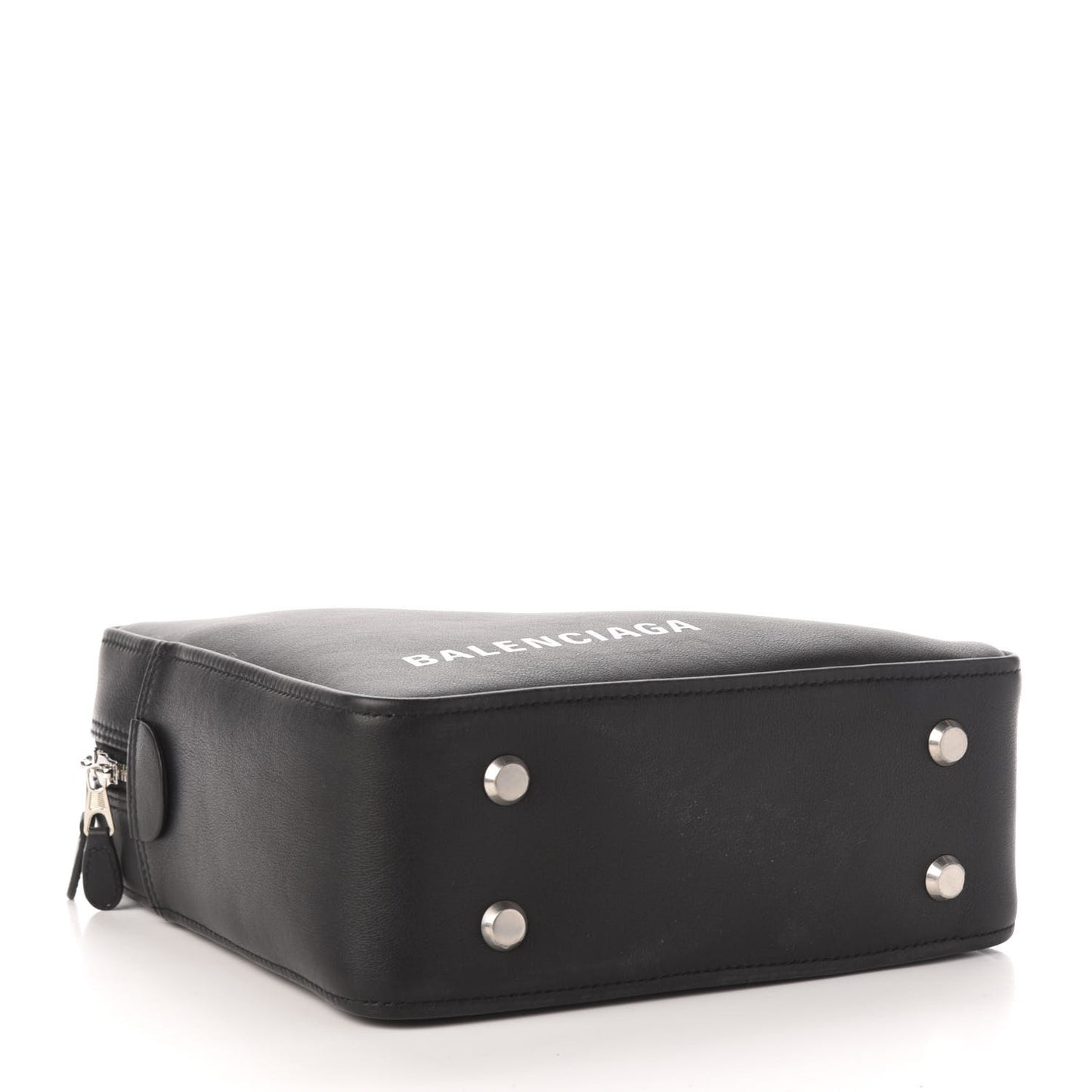 Calfskin S Triangle Duffle Black