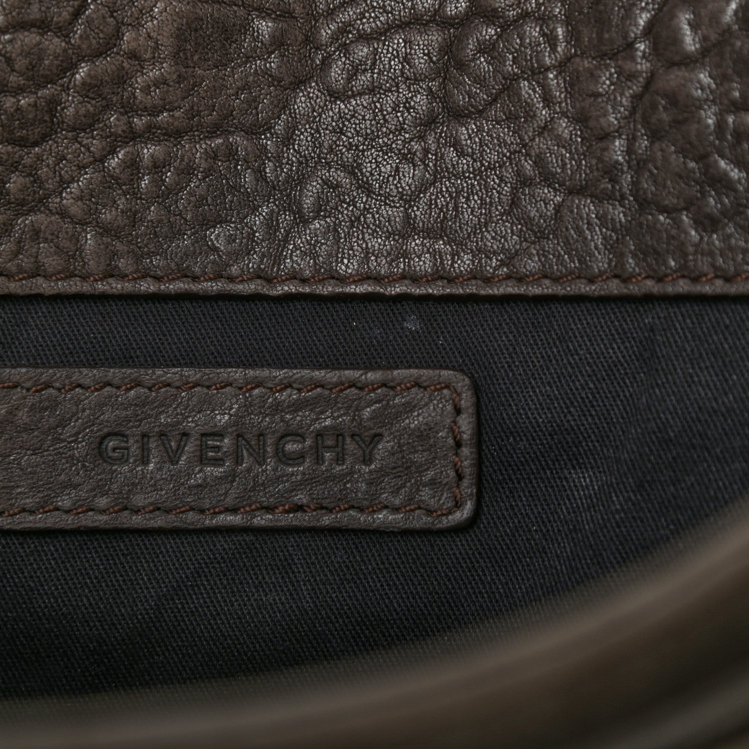 Givenchy Bullhide Calfskin Medium Antigona Envelope Clutch Brown 13 of 18