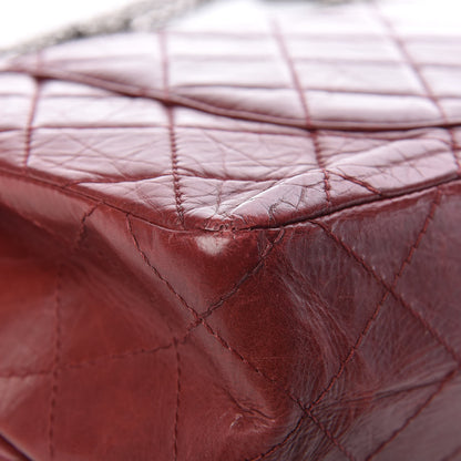 Chanel Aged Calfskin Quilted 2.55 Reissue 228 Flap Dark Red 12 of 13