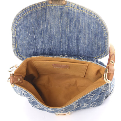 Louis Vuitton Monogram Denim Mini Pleaty Blue 4 of 8