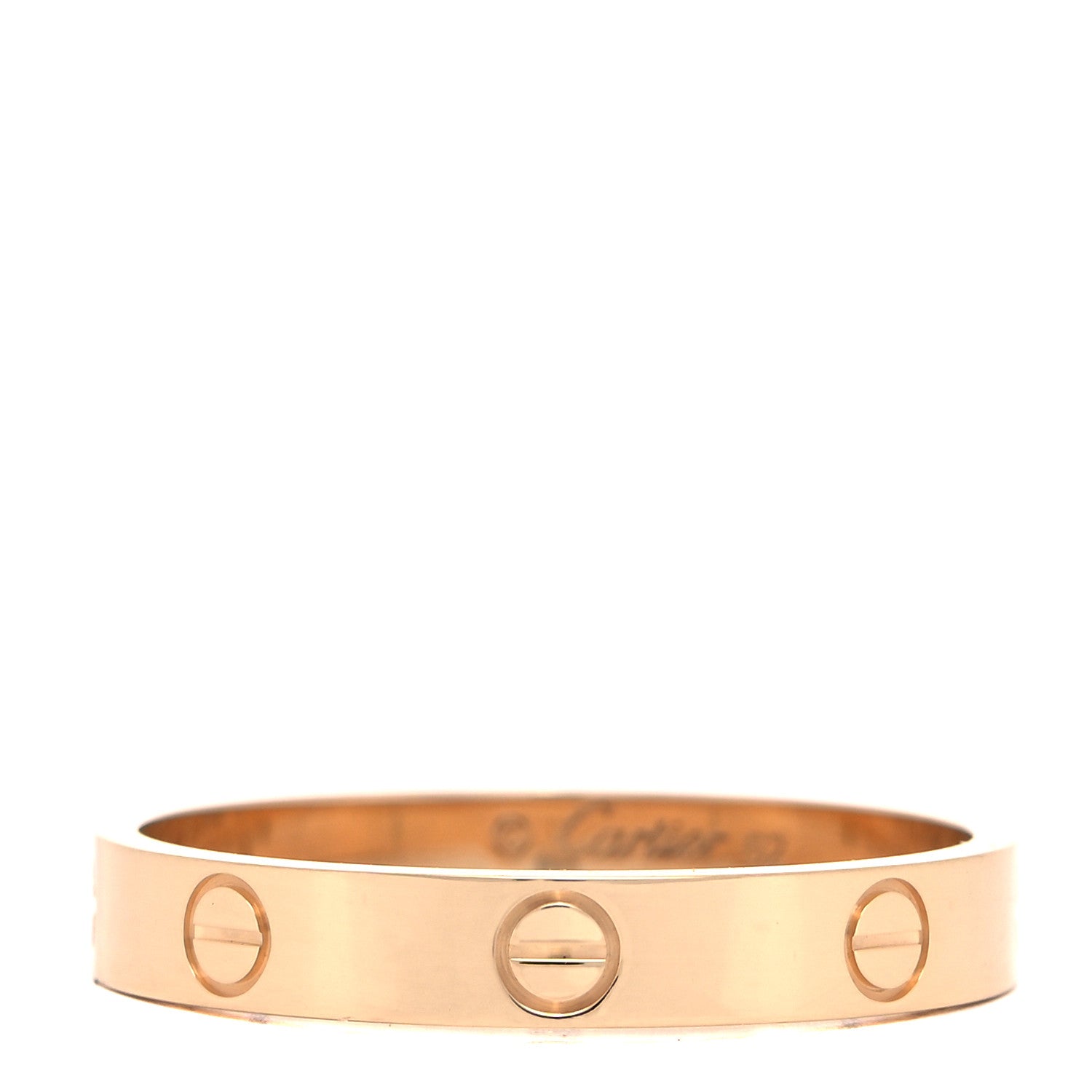 Cartier 18K Yellow Gold 3.5mm LOVE Wedding Band Ring 62 10 1 of 4