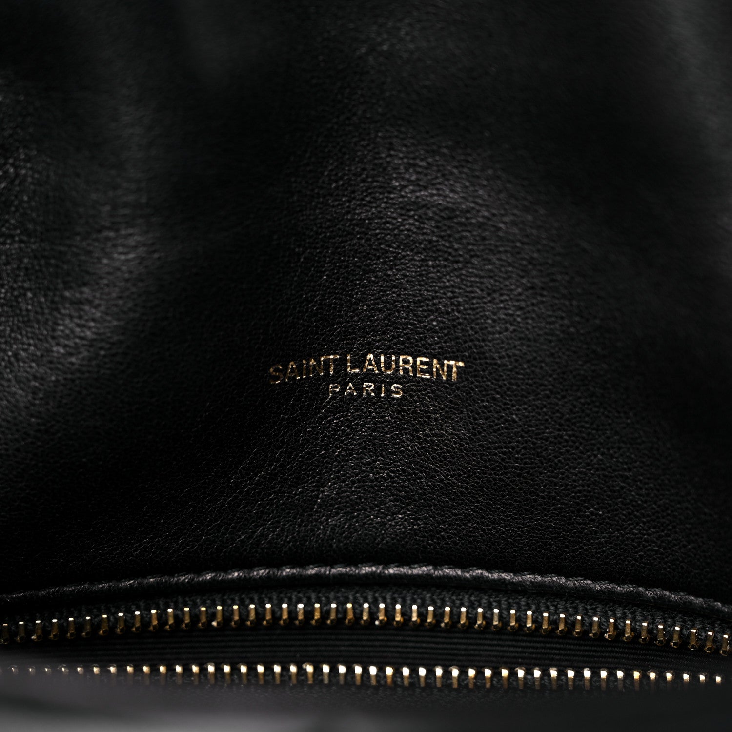 Saint Laurent Lambskin Quilted Toy Loulou Puffer Monogram Chain Satchel Black 6 of 13