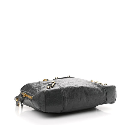 Balenciaga Agneau Gold Hardware XS Reporter Crossbody Grey 4 of 10
