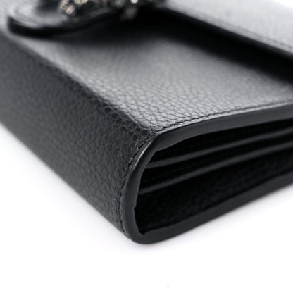 Gucci Calfskin Mini Dionysus Chain Wallet Black 8 of 11