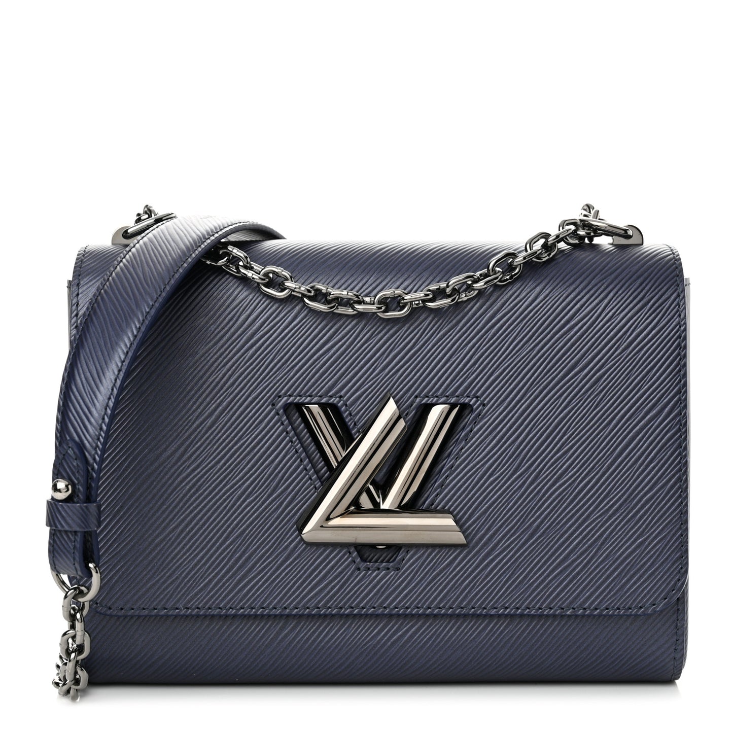 Epi Twist Shoulder Bag MM Indigo