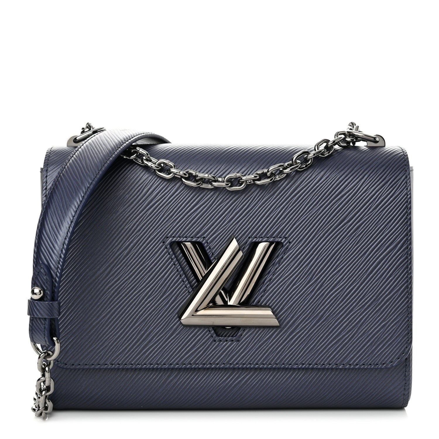 Louis Vuitton Epi Twist Shoulder Bag MM Indigo 1 of 10
