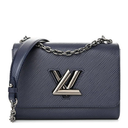 Louis Vuitton Epi Twist Shoulder Bag MM Indigo 1 of 10