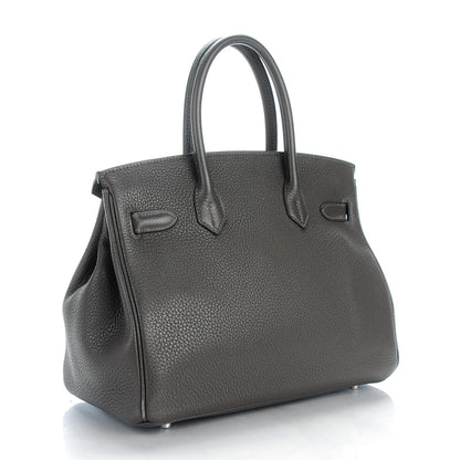 Hermes Taurillon Clemence Birkin 30 Graphite 3 of 25
