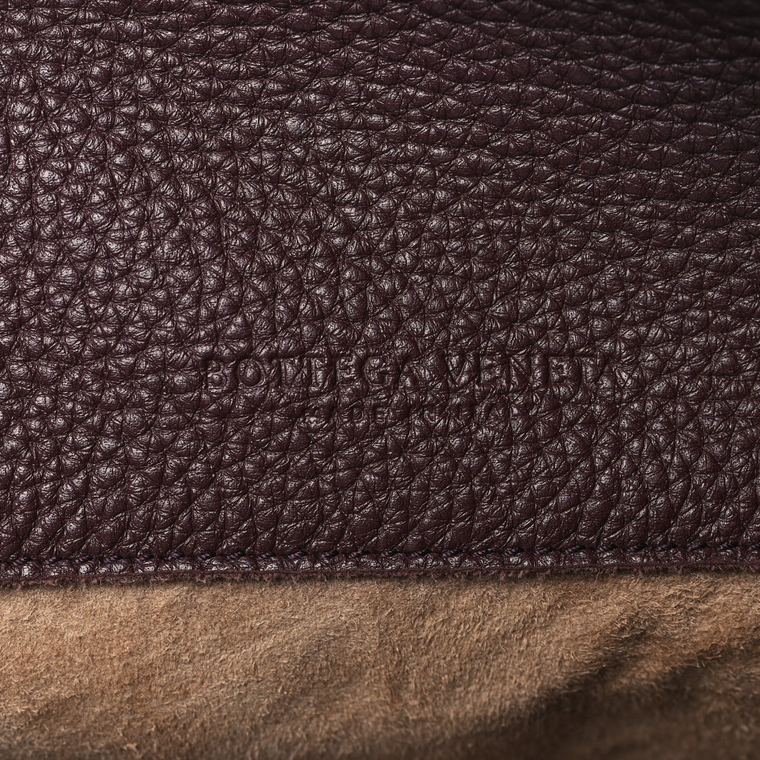 Bottega Veneta Washed Cervo Deerskin Hobo Burgundy 6 of 9