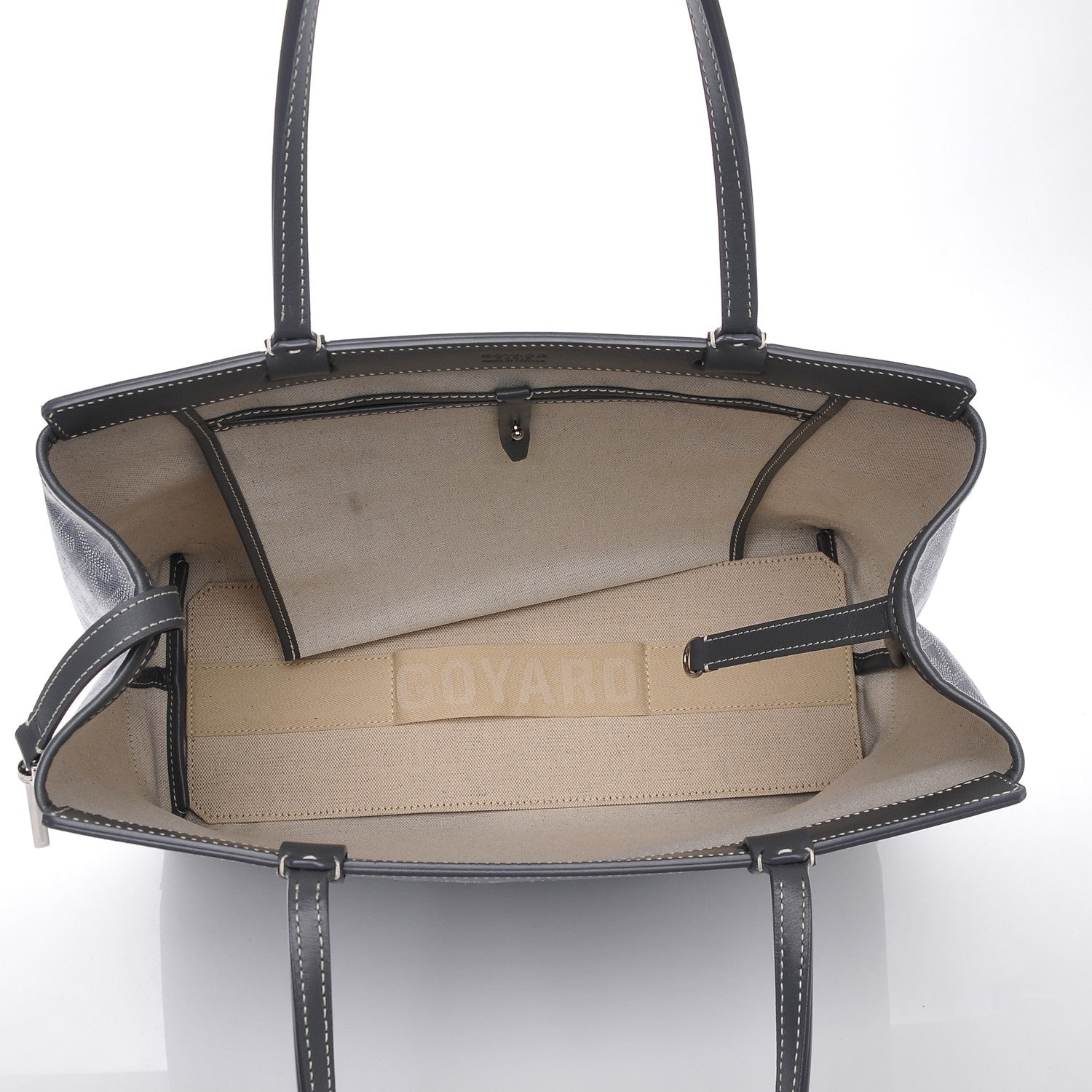 Goyard Goyardine Bellechasse PM Grey 5 of 6