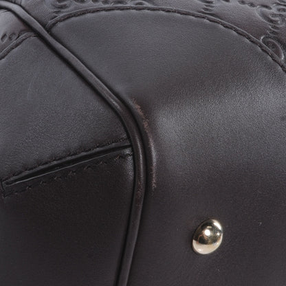 Gucci Guccissima Medium Mayfair Tote Dark Brown 5 of 11