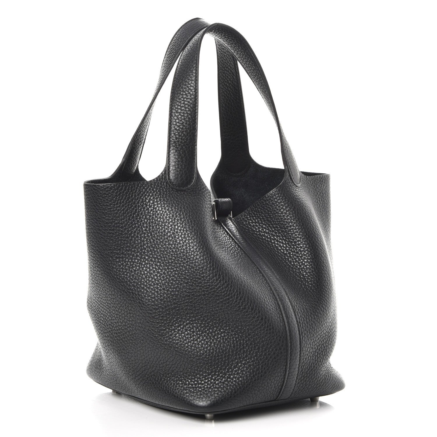 Hermes Taurillon Clemence Picotin Lock 22 MM Black 3 of 8