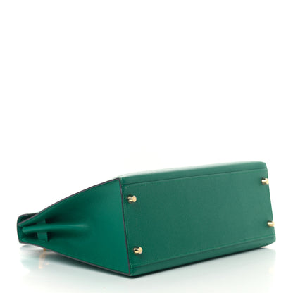 Hermes Epsom Kelly Sellier 32 Malachite 4 of 12